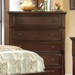 CASTOR CHEST Brown cherry finish