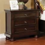 CASTOR NIGHT STAND Brown cherry finish