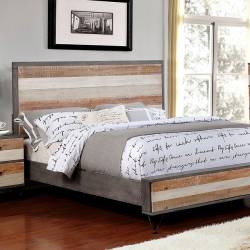 HASSELT CAL.KING BED Gray & Multiple finish