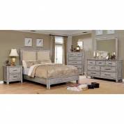 CANOPUS 4PC SETS CAL.KING BED Antique Gray finish