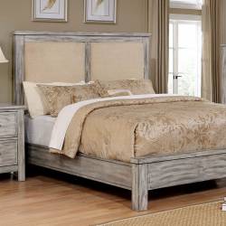 CANOPUS E.KING BED Antique Gray finish