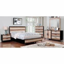 HASSELT 4PC SETS CAL.KING BED Espresso & Multiple color finish