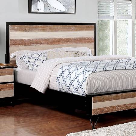 HASSELT CAL.KING BED Espresso & Multiple color finish