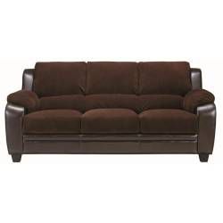 Monika Stationary Sofa with Wood Feet