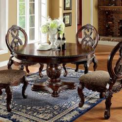 TUSCANY I FORMAL DINING TABLE Antique Cherry Finish