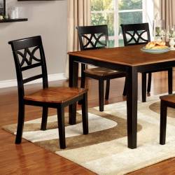 TORRINGTON DINING TABLE Black/Cherry