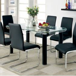 WALKERVILLE I DINING TABLE Black Finish