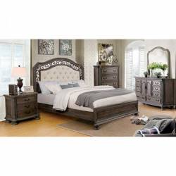 PERSEPHONE 4PC SETS Queen BED Rustic Natural Tone