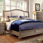 BELGRADE II Queen BED Padded Fabric Headboard