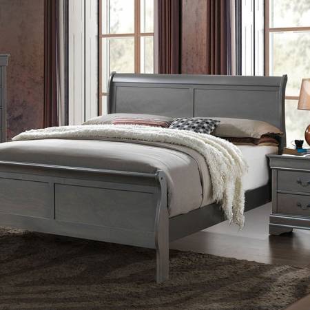 LOUIS PHILIPPE III Full BED Gray