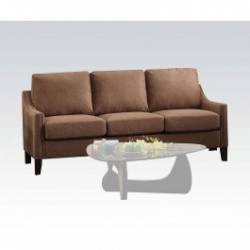 BROWN FABRIC SOFA 53765