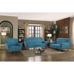 Erath 2pc sets Sofa Set - Blue Fabric