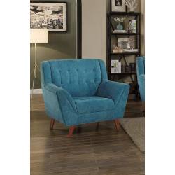 Erath Chair - Blue Fabric