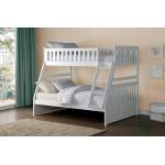Galen Twin over Full Bunk Bed - White