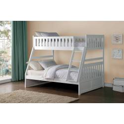 Galen Twin over Full Bunk Bed - White