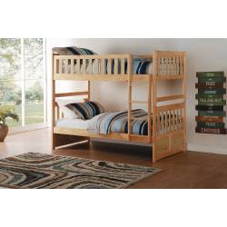 Bartly Twin over Twin Bunk Bed - Natural Pine