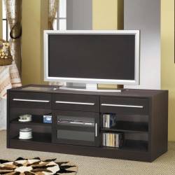 TV Stands Contemporary TV Console with CONNECT-IT Power Drawer-RTA