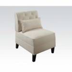 59611 CREAM ACCENT CHAIR