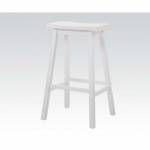 WHITE BAR STOOL 07311