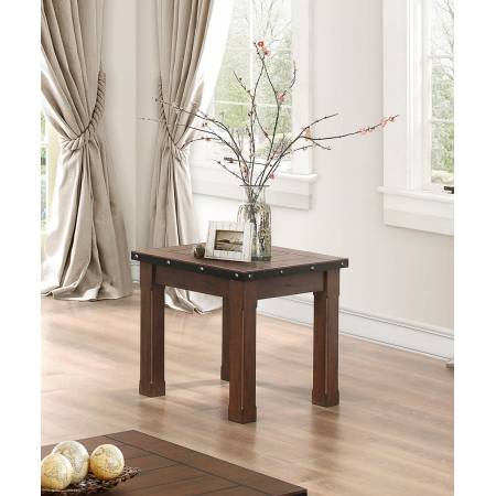 SCHLEIGER End Table Brown