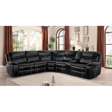BASTROP Sofa Group 3 Pc set Black