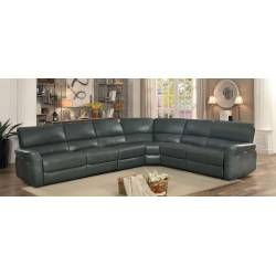 KISMET Power Sectional Sofa Group 4 Pc Set Grey