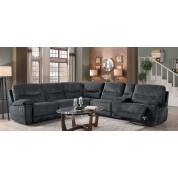 COLUMBUS Sectional Sofa Group 6 Pc Set Grey