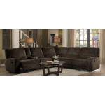 SHREVEPORT Sectional Sofa Group 6 Pc Set Brown