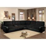 YNEZ Left Side Sectional Sofa Group 6 Pc Set Chocolate