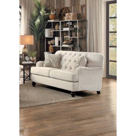 CLEMENCIA Love Seat natural tone