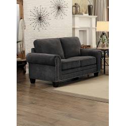 CORNELIA Love Seat Dark Grey