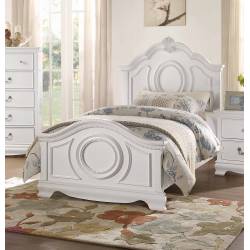 LUCIDA Twin Bed White