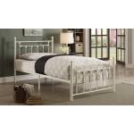 LIA Full Metal Platform Bed White
