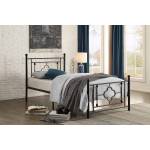 MORRIS Full Metal Platform Bed Black
