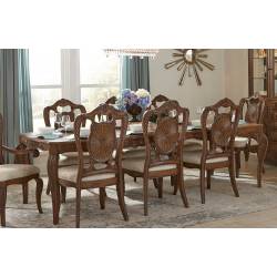 MOOREWOOD PARK Round Dining Table pecan
