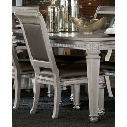 BEVELLE Side Chair Silver