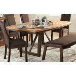 COMPSON Counter Height Table Walnut veneers