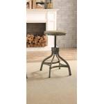 BEACHER Round Stool, Adjustable Height