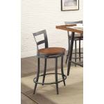 SELBYVILLE Swivel Counter Height Chair Cherry