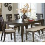 MAKAH Dining Table Dark Brown