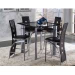 SONA Counter Height Group 7 Pc Dining set Silver