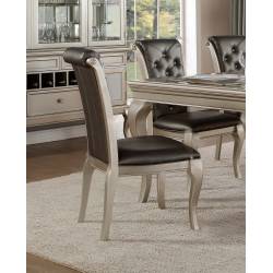 CRAWFORD Side Chair Silver