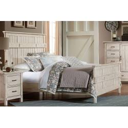 TERRACE Eastern King Bed Traditional White