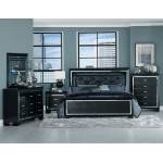 ALLURA Group 4 Pc Bedroom set Black