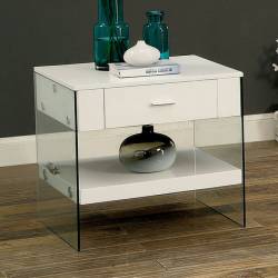 RAYA END TABLE White