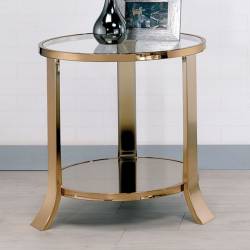 RIKKI END TABLE Champagne