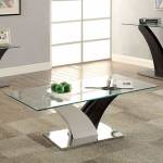 SLOANE COFFEE TABLE White/Dark Gray
