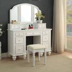 ATHY VANITY W/ STOOL White