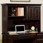 TAMI CREDENZA DESK HUTCH Dark Walnut