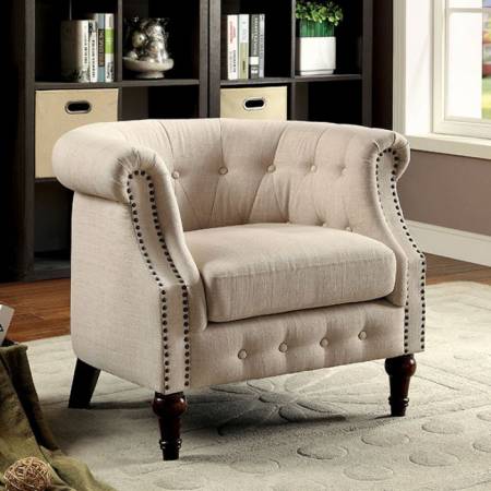 MEL ACCENT CHAIR Ivory